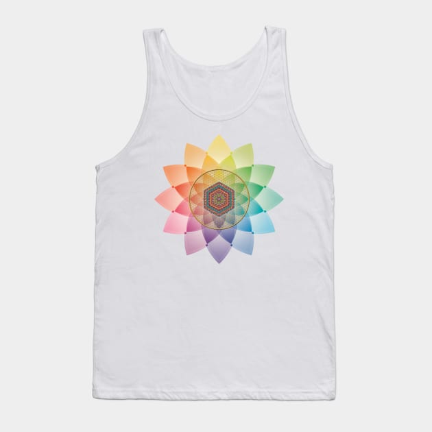 The Flower of Life Tank Top by aklara